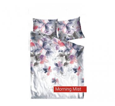 Pościel satynowa Frotex Morning Mist Kolorowe Kwiaty - 140x200 +70x80 greno