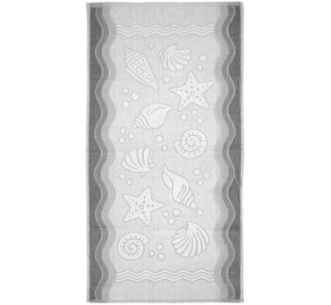 Ręcznik Flora Ocean - Popielaty - 40x60 cm - Everday Collection - Greno