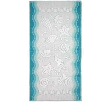 Ręcznik Flora Ocean - Turkusowy - 50x100 - Everday Collection - Greno   turkus