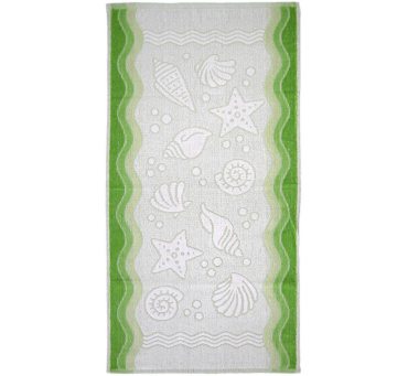 Ręcznik Flora Ocean - Zielony - 50x100 cm - Everday Collection - Greno