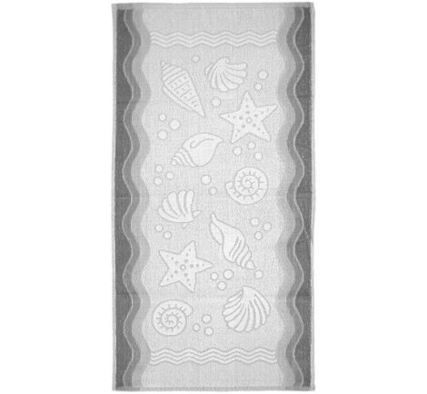 Ręcznik Flora Ocean - Popielaty - 70x140 - Everday Collection - Greno