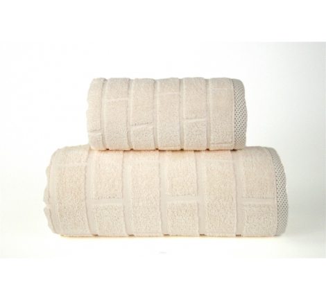 Ręcznik Brick - Kremowy - 50x90 - Greno