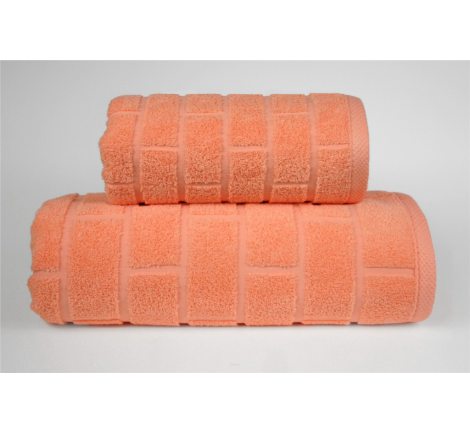 Ręcznik Brick - Brzoskwiniowy - 50x90 - Greno