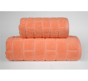 Ręcznik Brick - Brzoskwiniowy - 70x140 - Greno