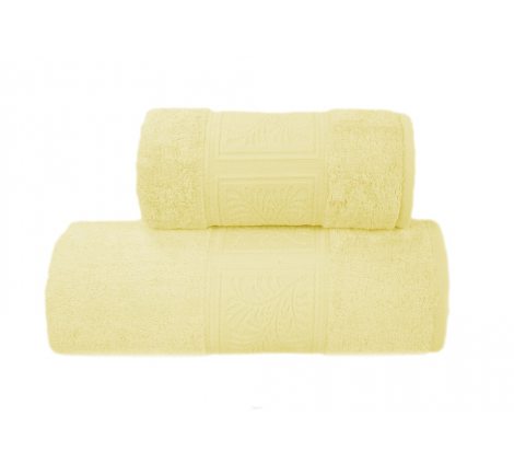 Ręcznik Ecco Bamboo - Żółty - 70x140 cm - Greno