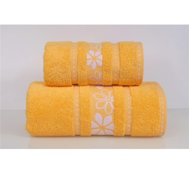 Ręcznik Margarita -  70x130 - Żółty - mikrobawełna Greno