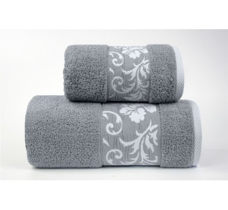 Ręcznik Glamour -  70 x140 - Jasny Popiel - mikrobawełna Greno