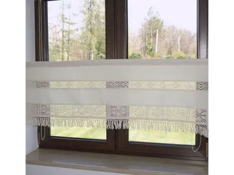 Zazdrostka 50x100 Arkadia - Beżowy - firana   1547  beż