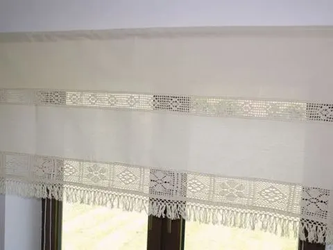 Zazdrostka 50x100 Arkadia - Beżowy - firana   1547  beż