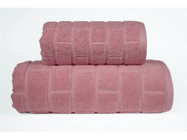 Ręcznik Brick - Różany - 50x90 - Greno