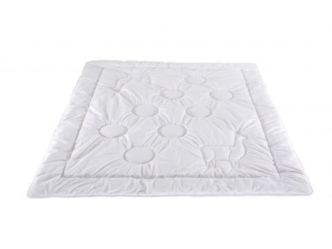 Kołdra całoroczna z wełny alpaki 200x220 – Imperial Alpaka AMW, naturalna i oddychająca