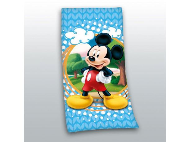 Ręcznik Plażowy licencyjny 70x140 cm Myszka Minnie STC 02 niebieski Disney