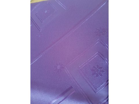 Obrus plamoodporny 110x155 cm  fioletowy wzorek