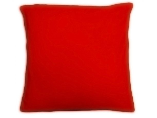 Poszewka  jersey na poduszkę czerwona 40x40 016