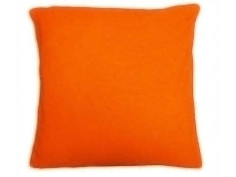Poszewka  jersey na poduszkę pomarańczowa 40x40