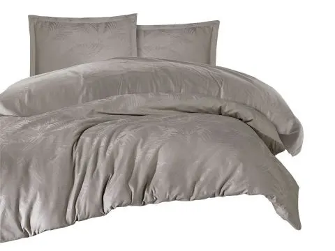 Pościel z satyny bawełnianej Jacquard 160x200 Island 2 Luxury