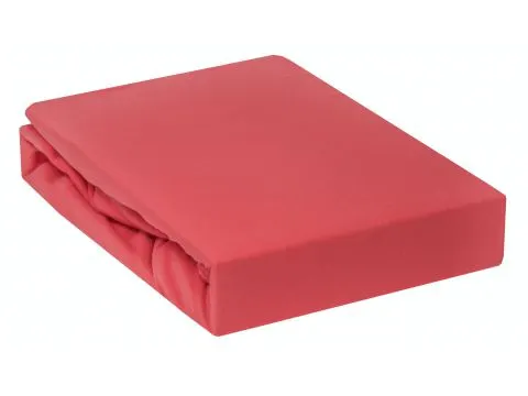 Prześcieradło Jersey z gumką  Koralowe - 140x200 -  038 -  Koral