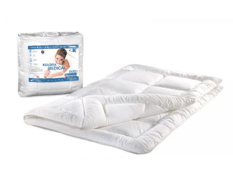 Kołdra MEDICAL   DUO  antyalergiczna  Zimowa 140x200 ciepła, antyalergiczna