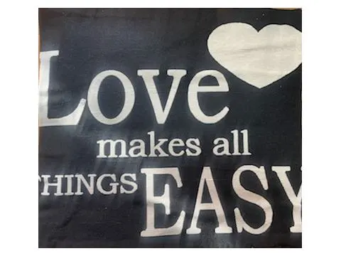Poszewka dekoracyjna gobelinowa 40x40 love makes all - 1 szt