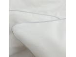 Pościel jednobarwna exclusive Monako z lamówką 200x220 +2/70x80 satyna biała andropol