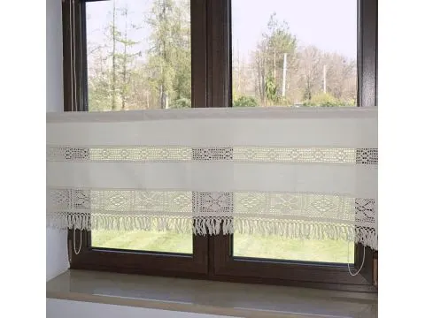 Zazdrostka 50x200 Arkadia beżowy firana 1547