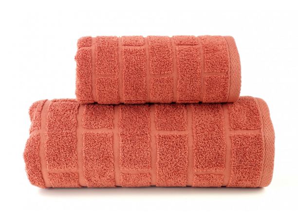 Ręcznik Brick - rudy 50x90 jednobarwny Greno