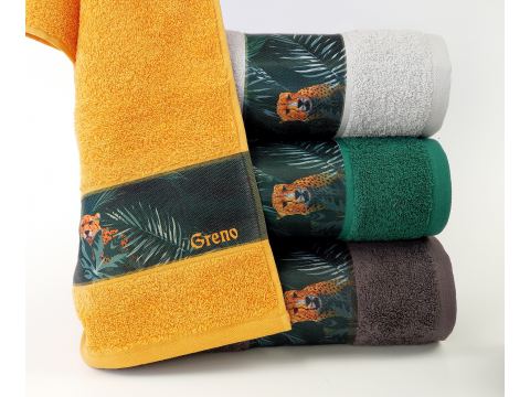 Ręcznik Gepard 70x130 zielonym Greno