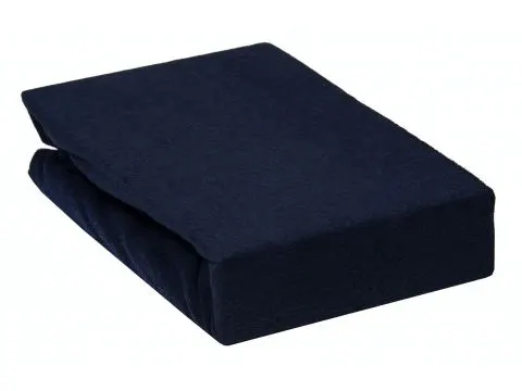 Prześcieradło Frotte z gumką granatowe  220x200      009 granat