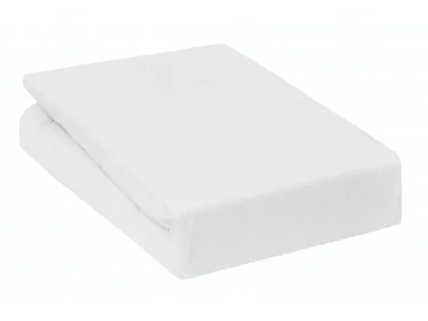 Prześcieradło Frotte z gumką białe 220x200     014