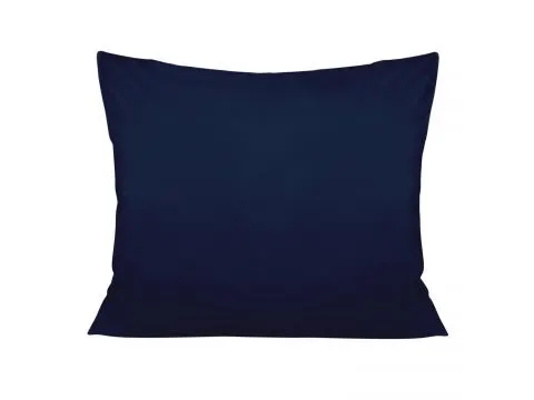 Poszewka satynowa jednobarwna 50x60 ciemny granat 026