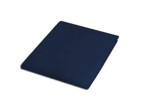 Prześcieradło satynowe 220x200 ciemny granat bez gumki 026