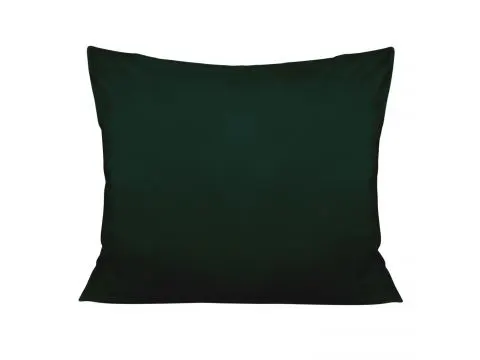 Poszewka satynowa jednobarwna 50x60 zieleń butelkowa 036