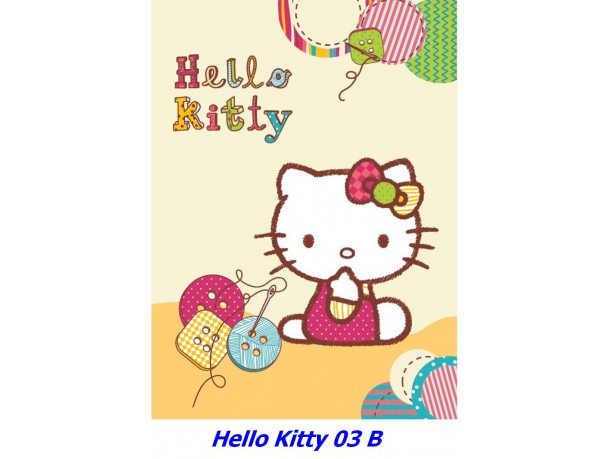 Kocyk dla dzieci akrylowy 80X110 cm Hello Kitty HK 03 B