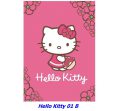 Kocyk dla dzieci akrylowy 100X140 cm Hello Kitty HK 01 B