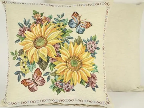 Poszewka dekoracyjna gobelinowa słoneczniki nr 42 SlodkieSny  45x45 cm gobelin