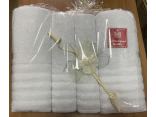 Komplet ręczników Alexa 2/70x130 + 2/50x90 upominek biały