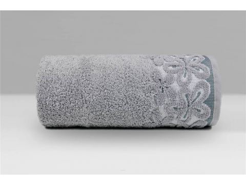 Komplet ręczników II - Bella 2/70x140 - popielaty upominek na prezent