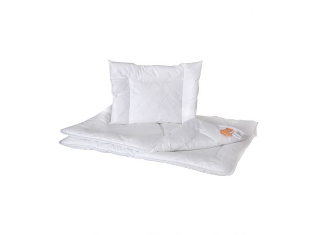 Komplet całoroczny dla dzieci – kołdra 100x135 i poduszka 40x60 Hollofil Allerban, antyalergiczny i antyroztoczowy