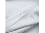 Ekskluzywna pościel satynowa 220x200 z koronką Valeria biała gipiura