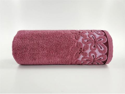 Ręcznik Bella 70x140 Purpurowym Greno mikrobawełna