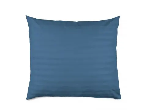 Poszewka bambusowa 50x60 cm satyna bawełniana Stripe paski chabrowe