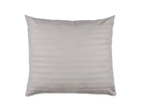 Poszewka bambusowa 50x60 cm satyna bawełniana Stripe Grey  paski szare