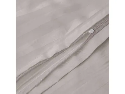 Poszewka bambusowa 50x60 cm satyna bawełniana Stripe Grey  paski szare