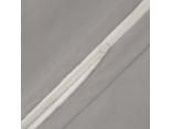 Pościel bawełniana jednobarwna 160x200+2/70x80 Melkor szare pasy żakardowe