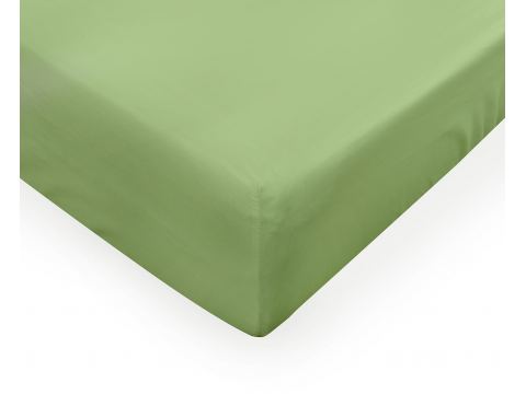 Prześcieradło jersey z laycrą 180x200 + 30 cm z gumką zielone lycra
