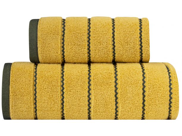 Ręcznik Oskar 50x90 miodowy 550 g/m2 frotte mikro bawełna