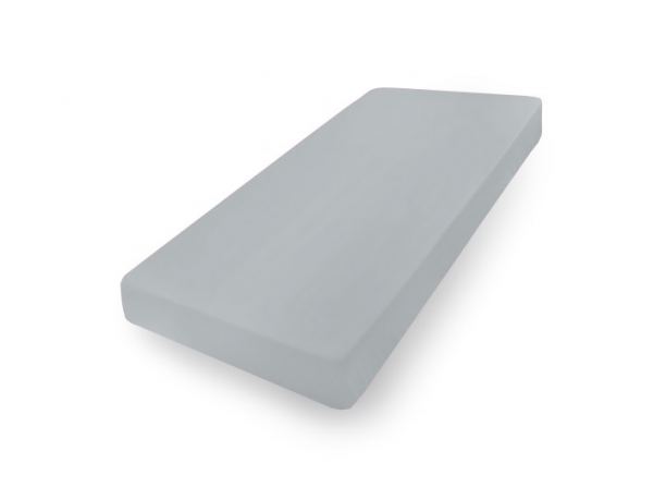Prześcieradło jersey 90x200 + 30 cm z gumką jasny popiel matex 042 na wysoki materac