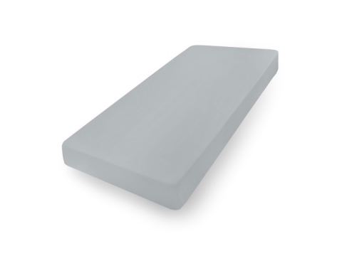 Prześcieradło jersey 140x200 + 30 cm z gumką jasny popiel matex 042 na wysoki materac
