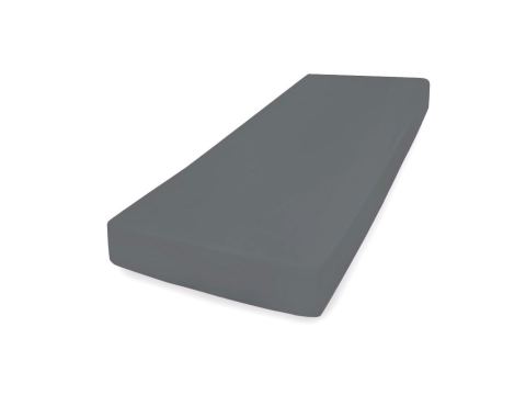 Prześcieradło jersey 220x200 + 30 cm z gumką ciemny popiel matex 045 na wysoki materac