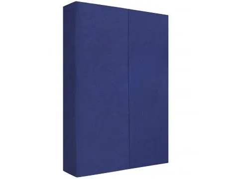 Prześcieradło bawełniane bez gumki silver 220x210 cm granatowe